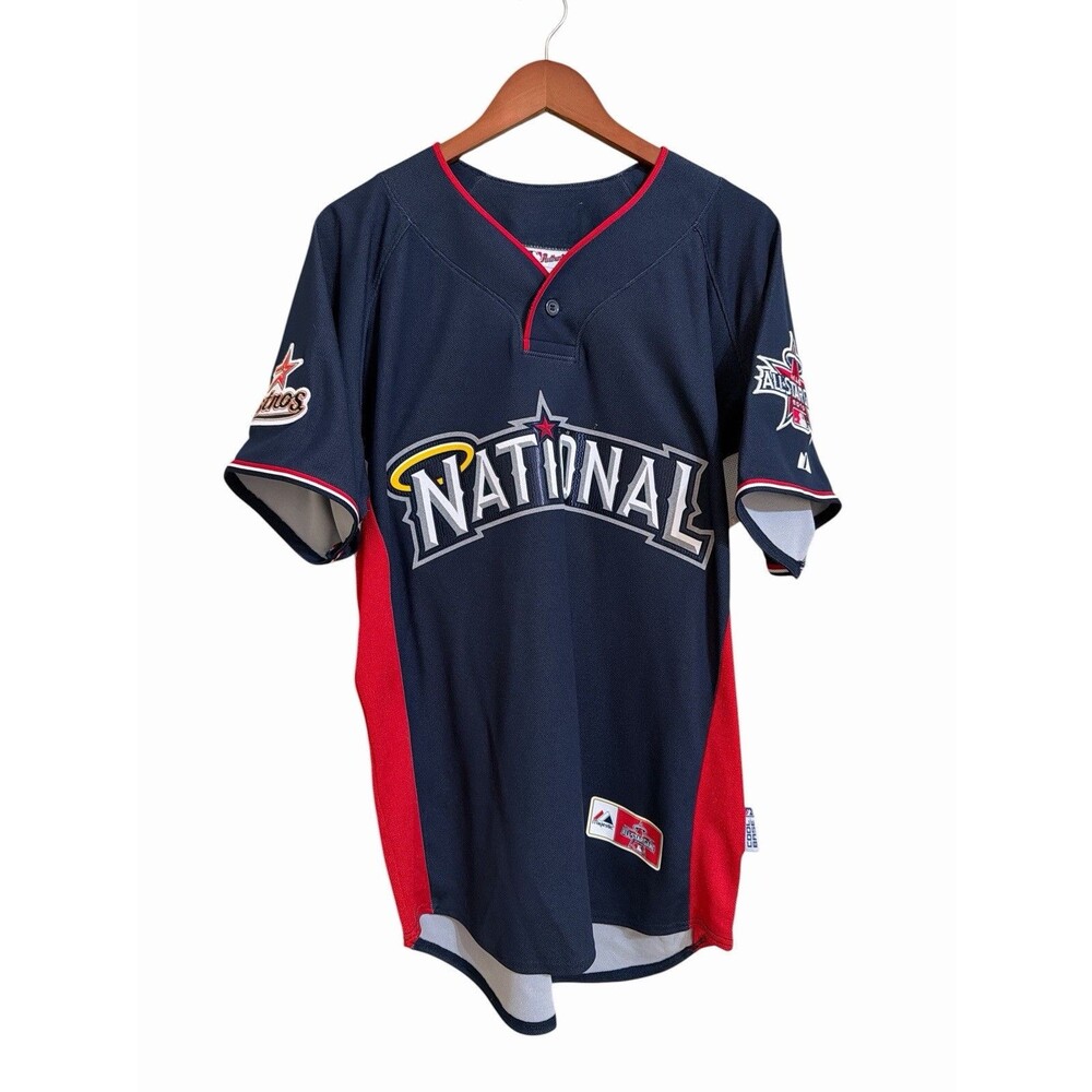 Michael Bourn #21 2010 MLB All Star Jersey Majestic Cool Base Astros Mens M